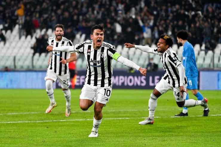 Dybala infortunio 