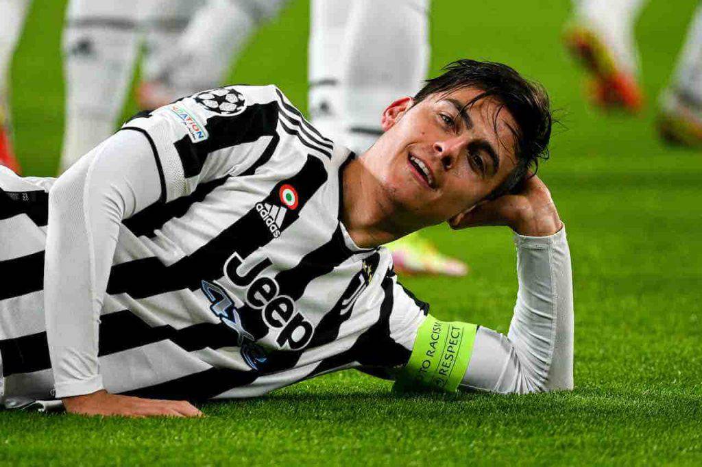 Dybala esulta omaggio a Platini (LaPresse)