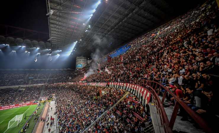 I tifosi allo stadio San Siro di Milano 