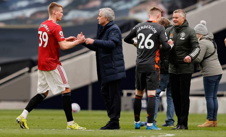 McTominay e Mourinho 