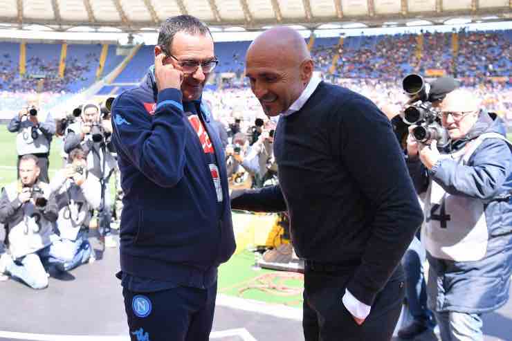 Maurizio Sarri e Luciano Spalletti