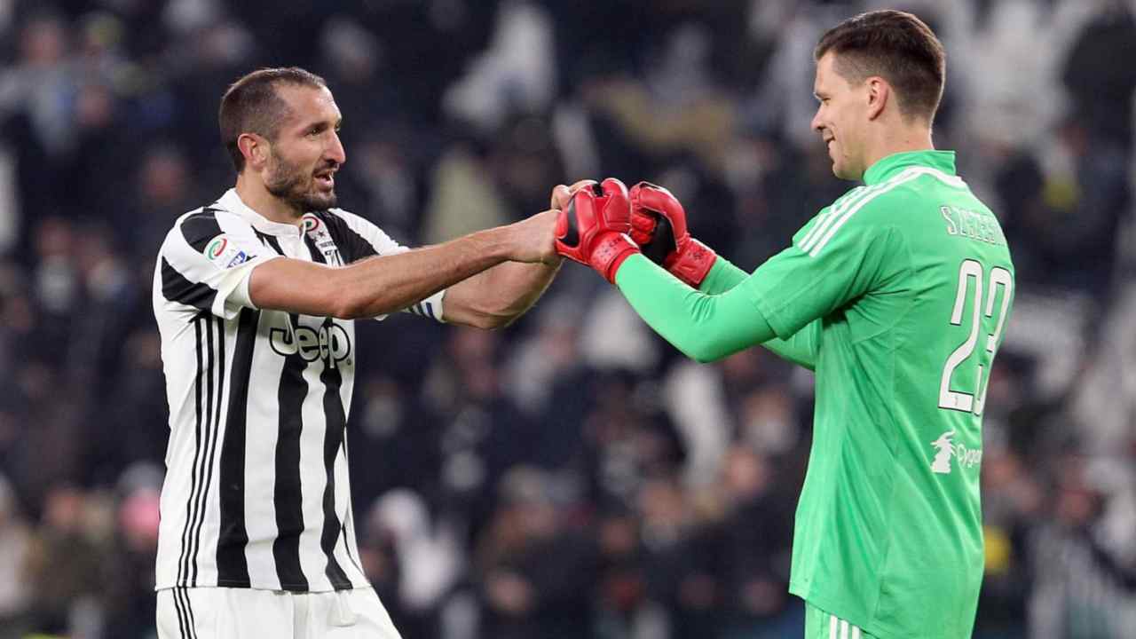 Szczesny Chiellini Infortuni