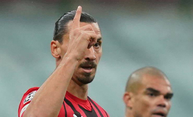 Zlatan Ibrahimovic, attaccante del Milan 