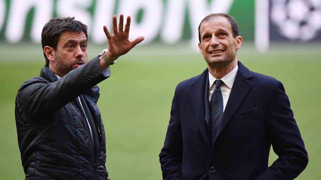 Allegri e Agnelli Juve