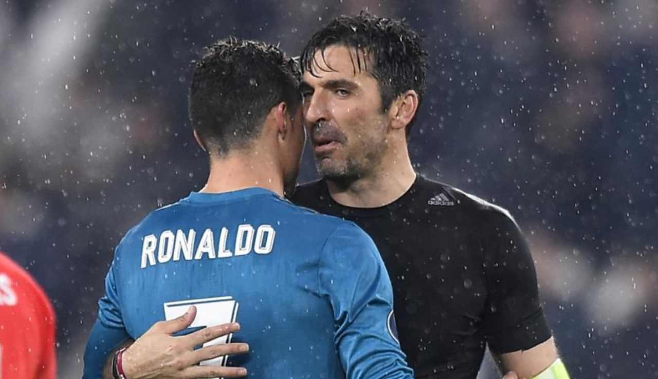 Buffon Cristiano Ronaldo 