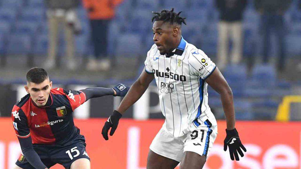 Duvan Zapata in Genoa-Atalanta (LaPresse) 