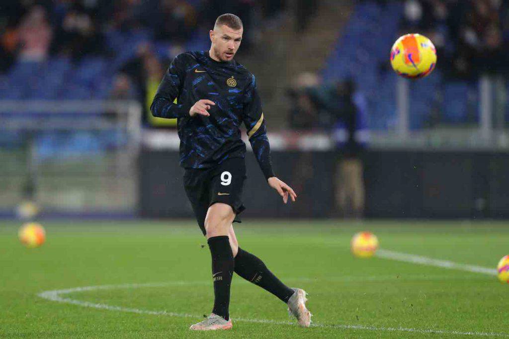 Dzeko Roma-Inter (Getty Images)