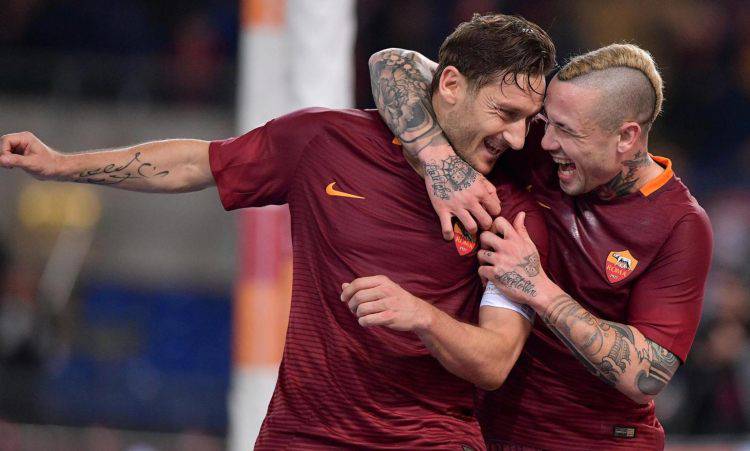 Totti Roma Nainggolan