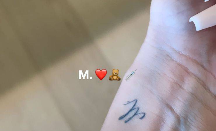 Il tatuaggio di Chiara Nasti 