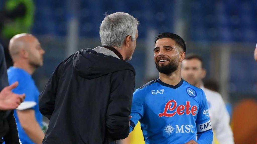 José Mourinho e Lorenzo Insigne