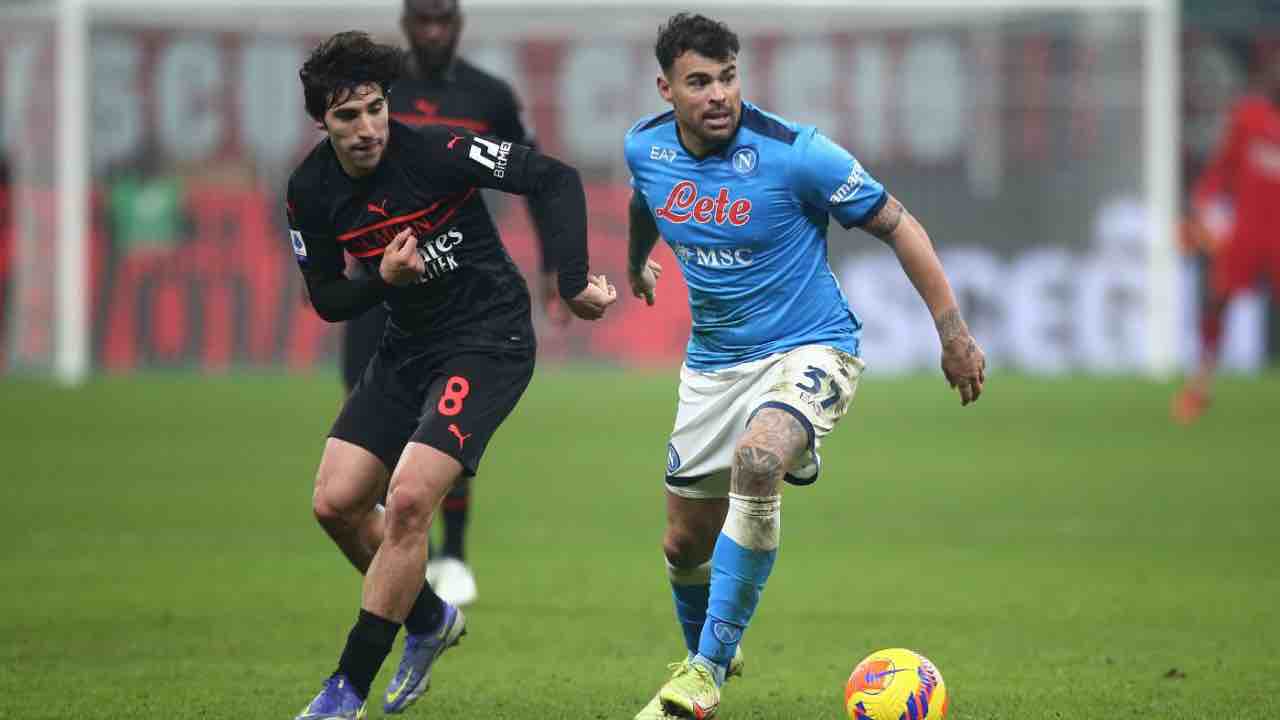 Milan-Napoli Tonali Petagna 