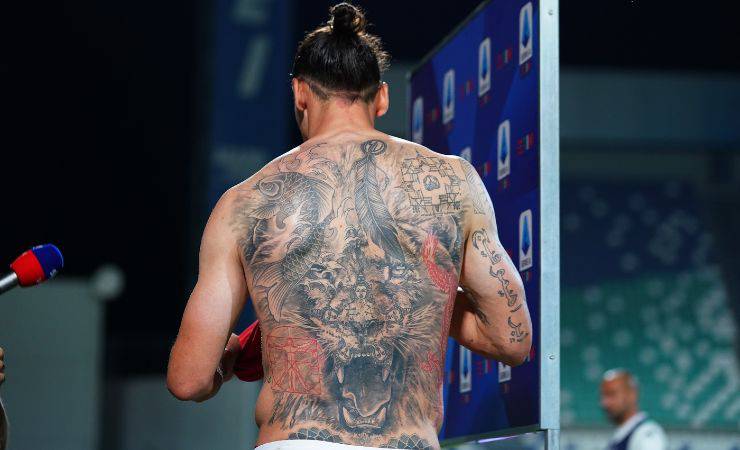 Zlatan Ibrahimovic tatuaggi