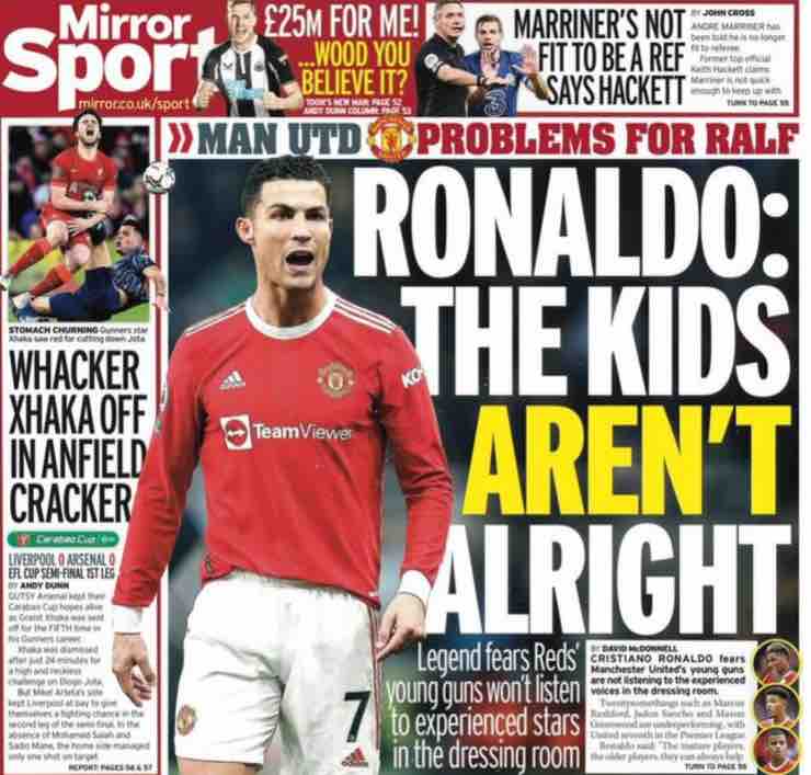 Ronaldo Mirror Sport 