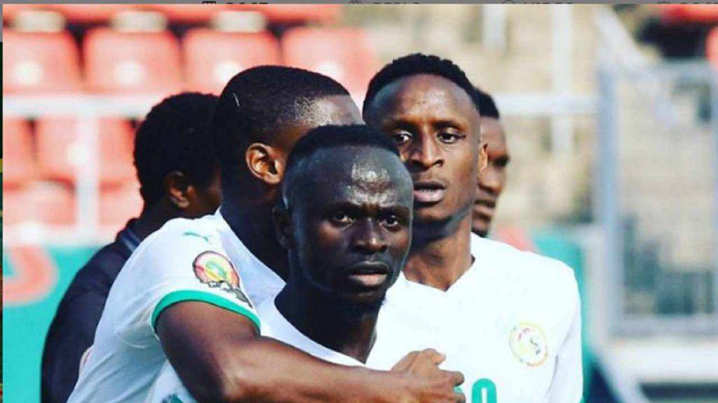 I calciatori del Senegal 