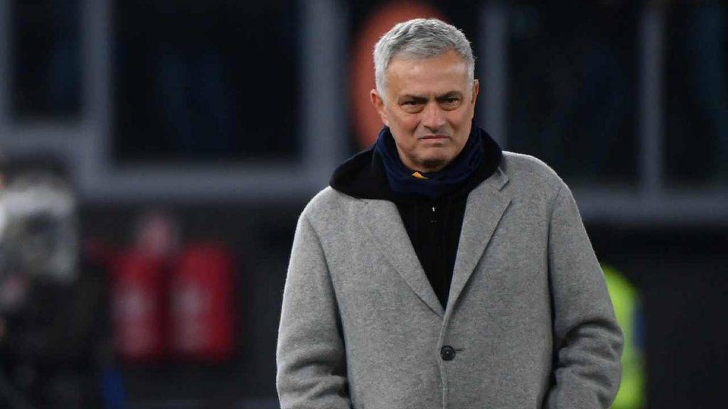 José Mourinho in Roma-Juventus 