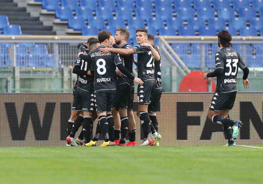 Lazio-Empoli contatto da rigore (Getty Images)