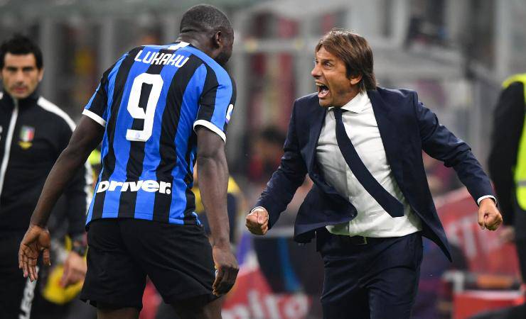 Lukaku e Conte 