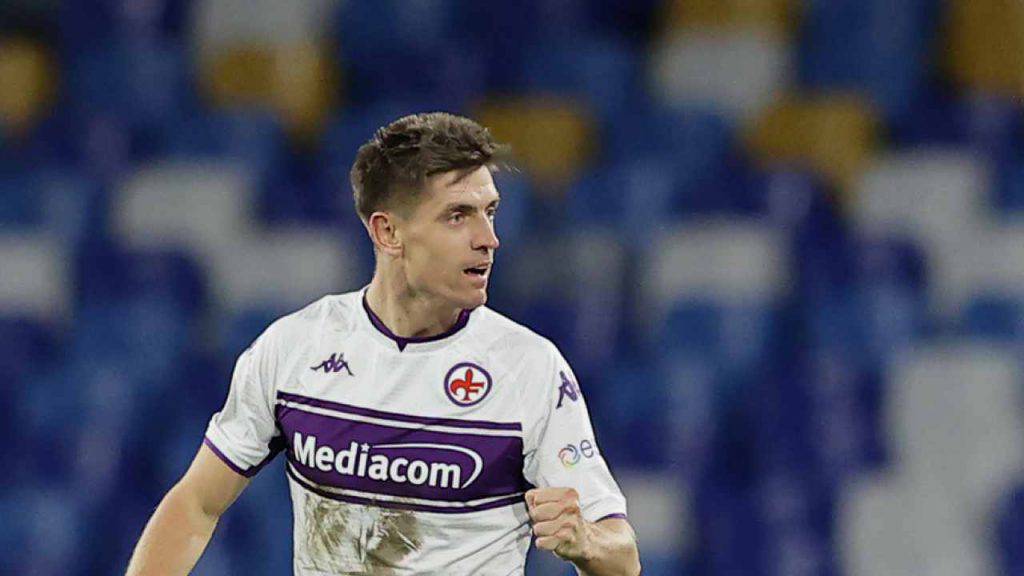 Piatek, attaccante della Fiorentina 