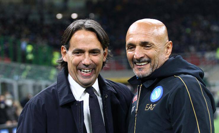 Simone Inzaghi e Luciano Spalletti 