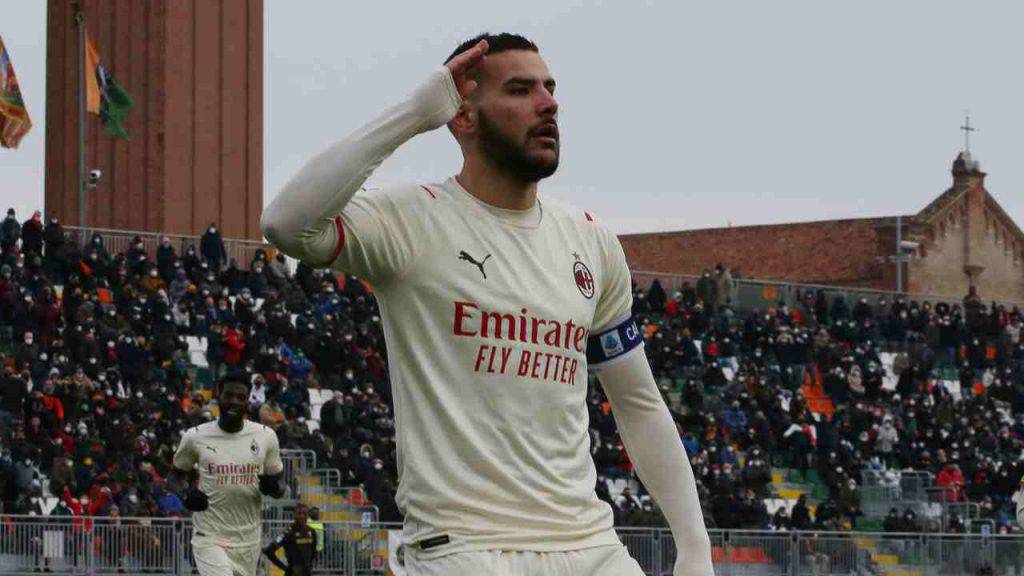 Theo Hernandez in Venezia-Milan