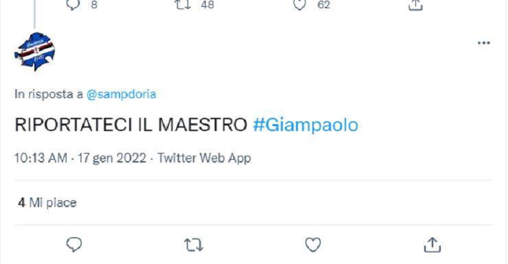 Tifoso Samp su Twitter