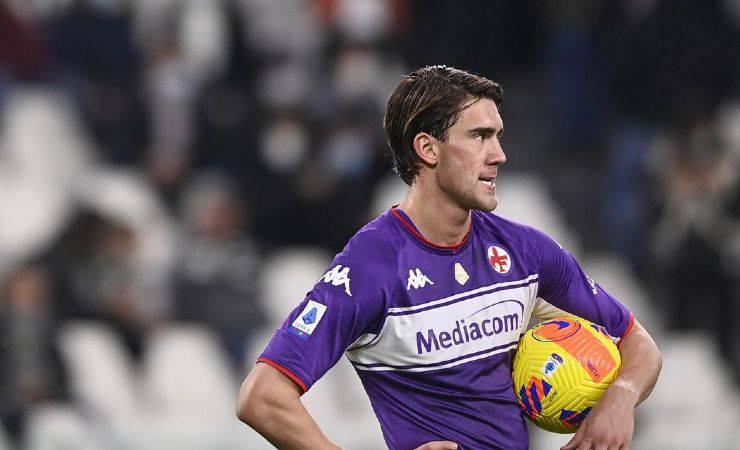 Vlahovic, attaccante della Fiorentina 