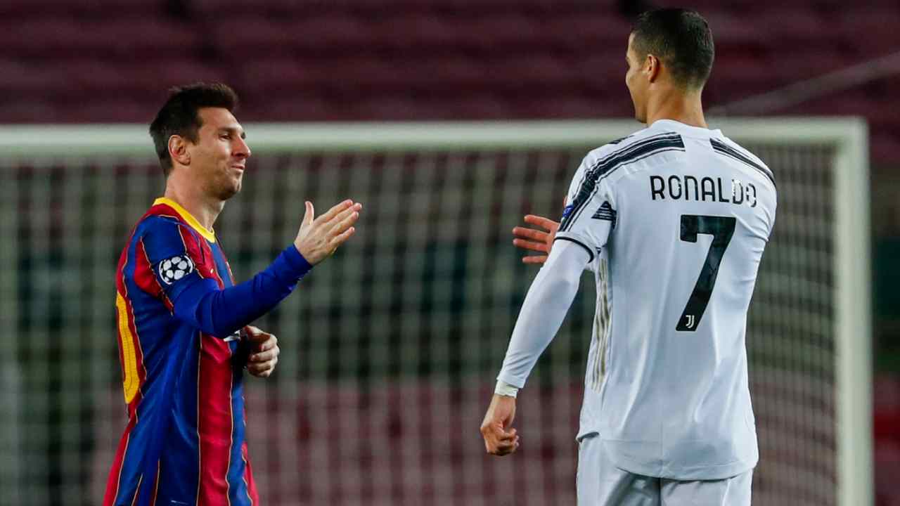 cristiano ronaldo e messi