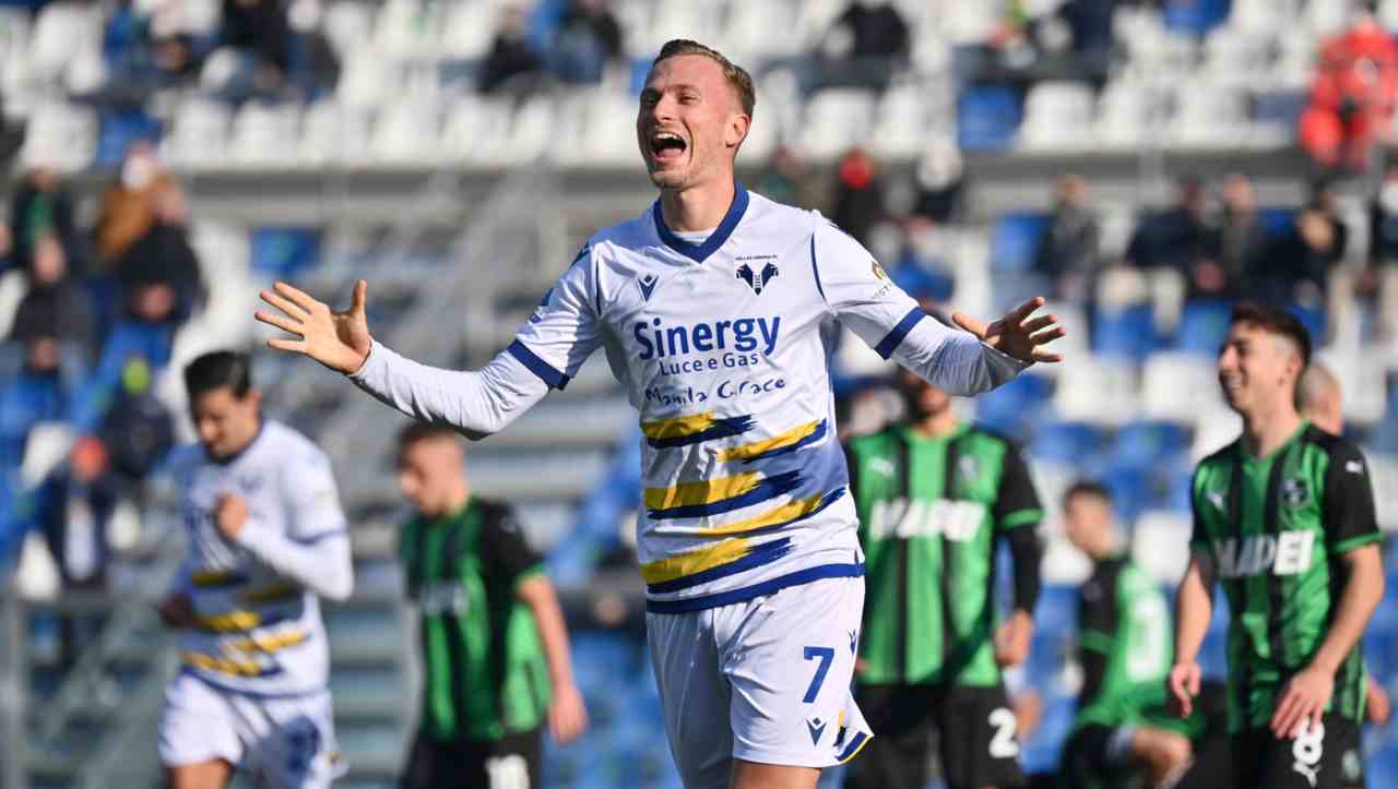 Serie A, highlights Sassuolo-Verona: gol e sintesi partita