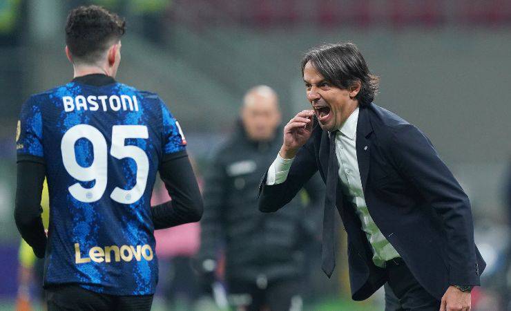 Alessandro Bastoni e Simone Inzaghi 20220208 calciotoday