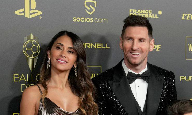 Antonella Roccuzzo e Lionel Messi 