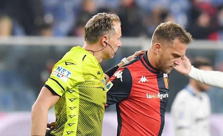 Criscito infortunato in Genoa-Atalanta 