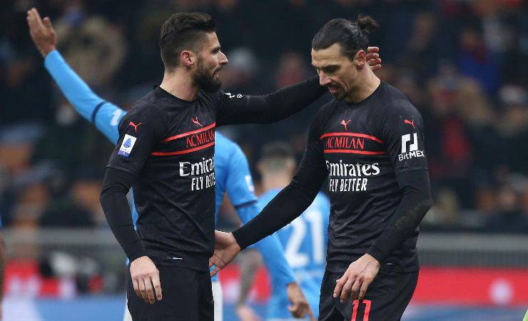 Giroud e Ibrahimovic