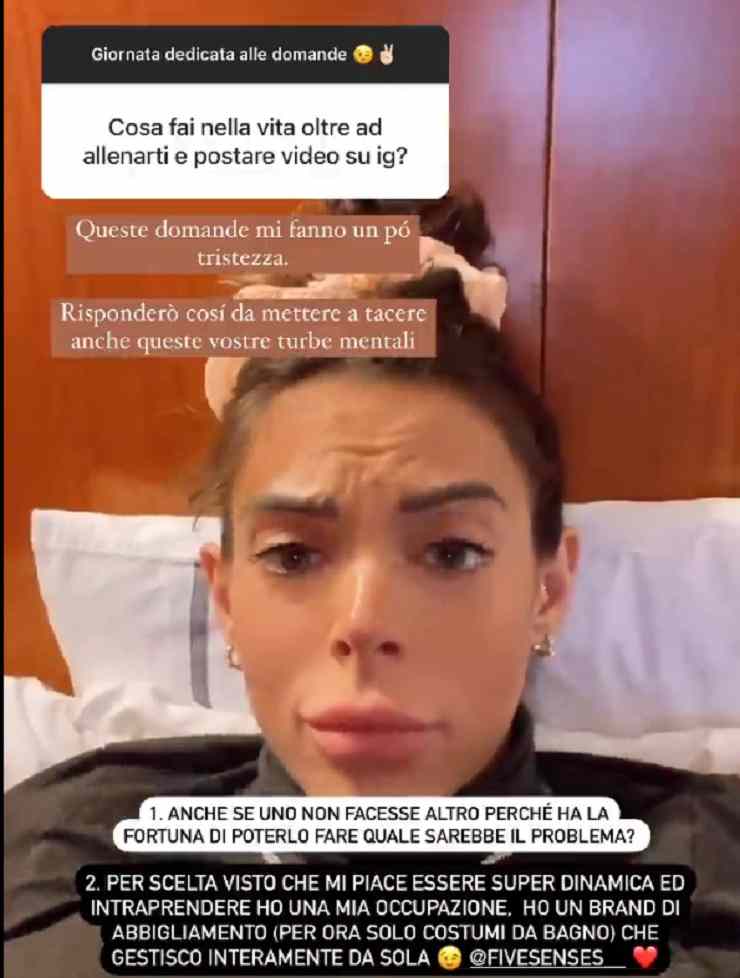 Giulia Amodio si sfoga