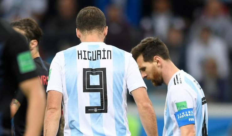 Higuain e Messi 