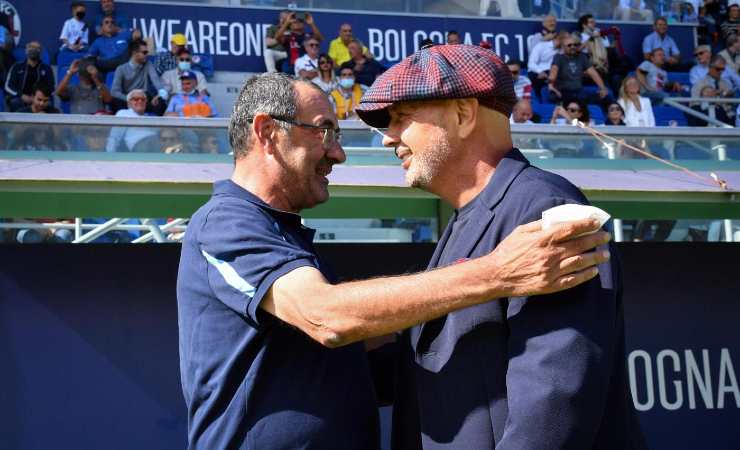 Maurizio Sarri e Sinisa Mihajlovic 