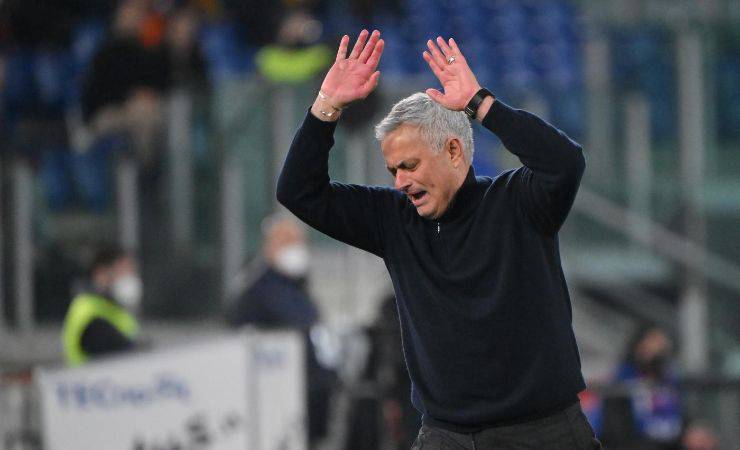 Mourinho in Roma-Verona