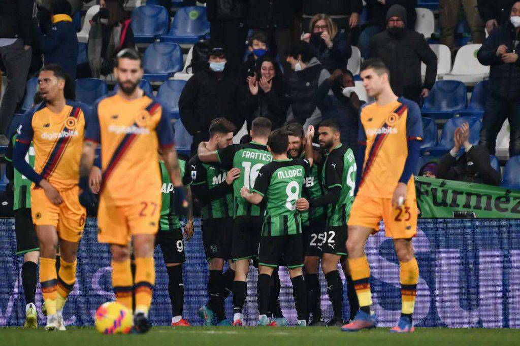 Sassuolo-Roma crisi giallorossi