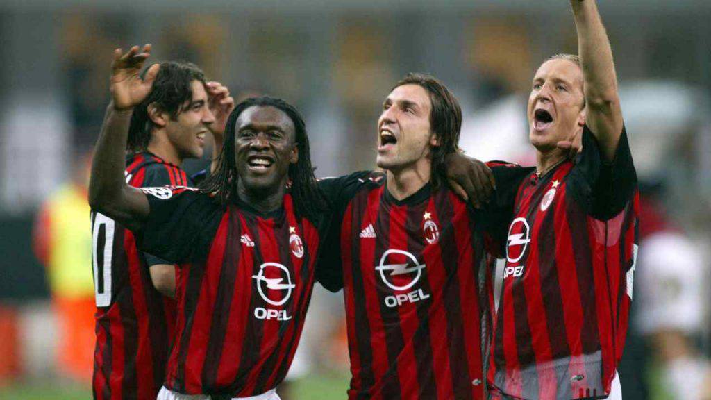 Seedorf, Pirlo e Ambrosini