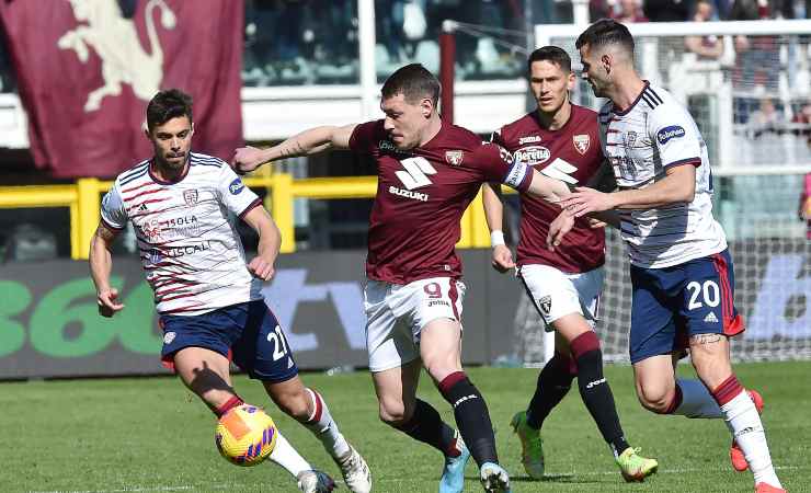 Torino-Cagliari azione 