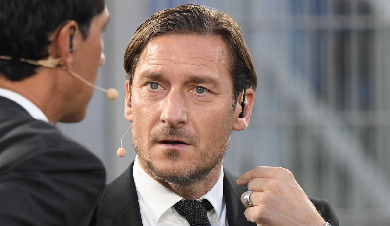 Totti retroscena doccia