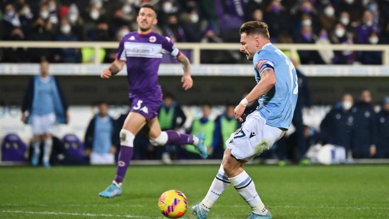 Fiorentina-Lazio, gol di Immobile o autogol di Biraghi? La decisione della Lega