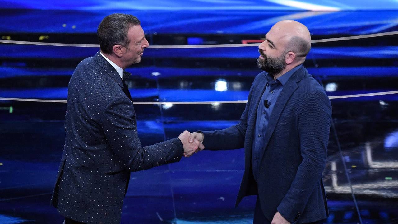 sanremo amadeus saviano calciotoday 20220204 ANSA