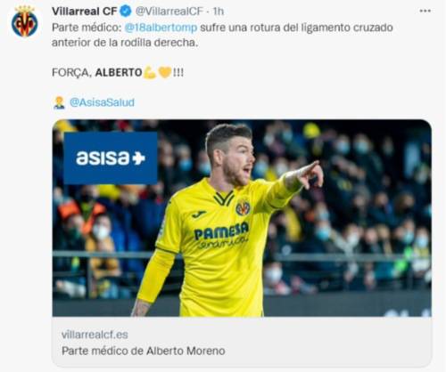 Juve Villarreal Alberto Moreno