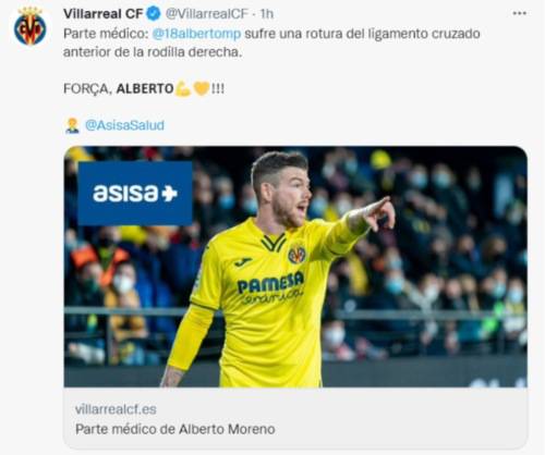 Juve Villarreal Alberto Moreno