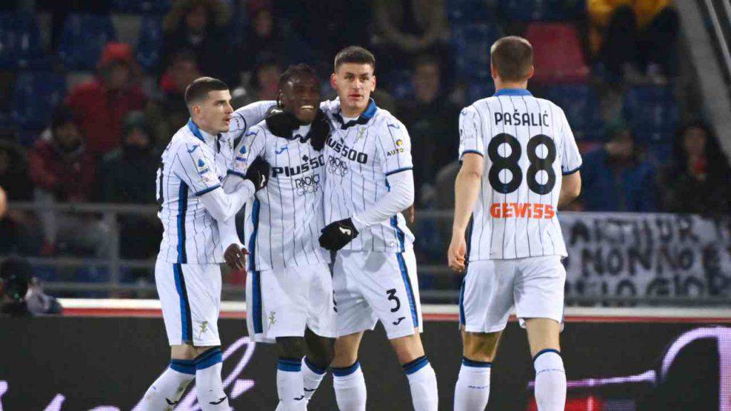 I calciatori dell'Atalanta