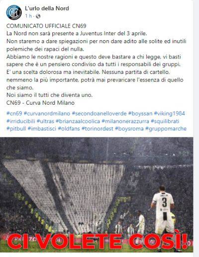 Juve Inter Tifosi