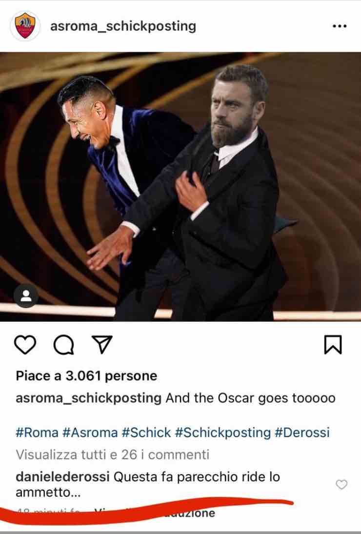 De Rossi Lapadula meme 
