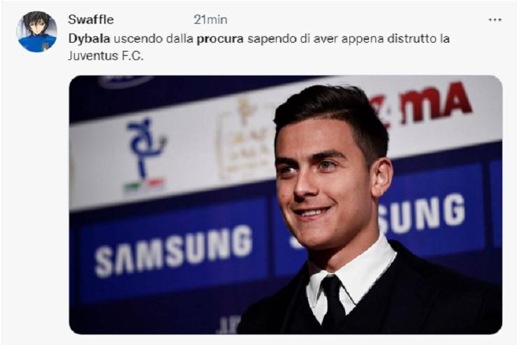 Paulo Dybala in procura: social scatenati