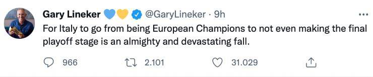 Lineker Italia