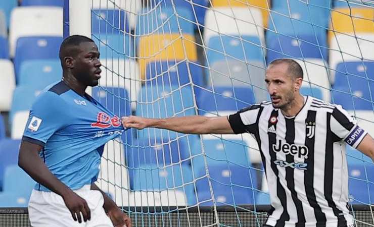 Kalidou Koulibaly e Giorgio Chiellini 